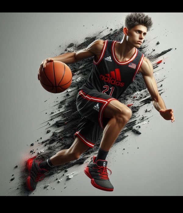 Adidas hotsell basketball player
