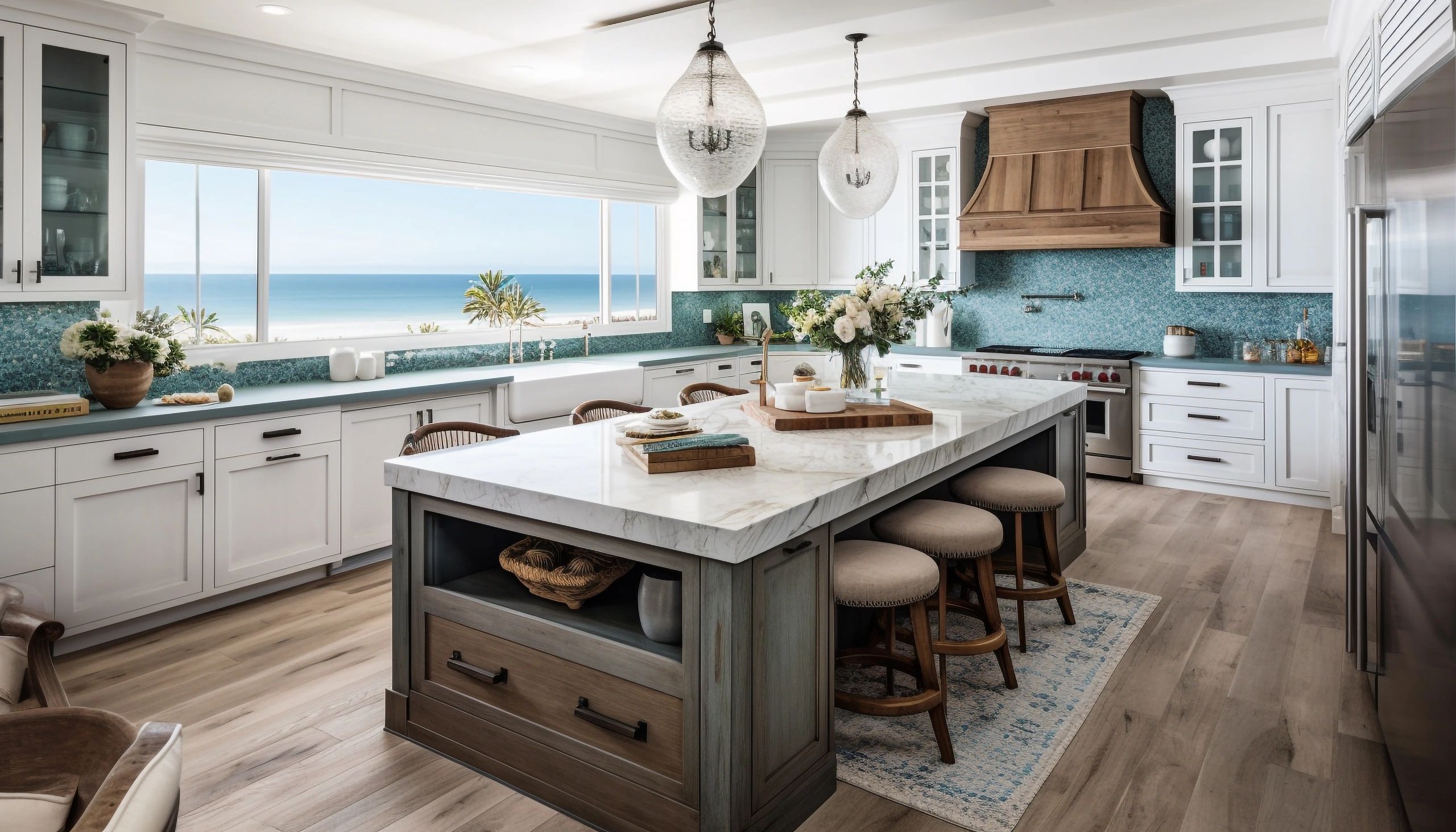 Modern Luxury Kitchen Design With Elegant Wood 