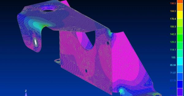 FEMAP heat map