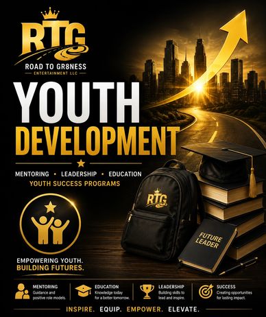 Youth development program promoting mentoring, leadership, and education for future success.