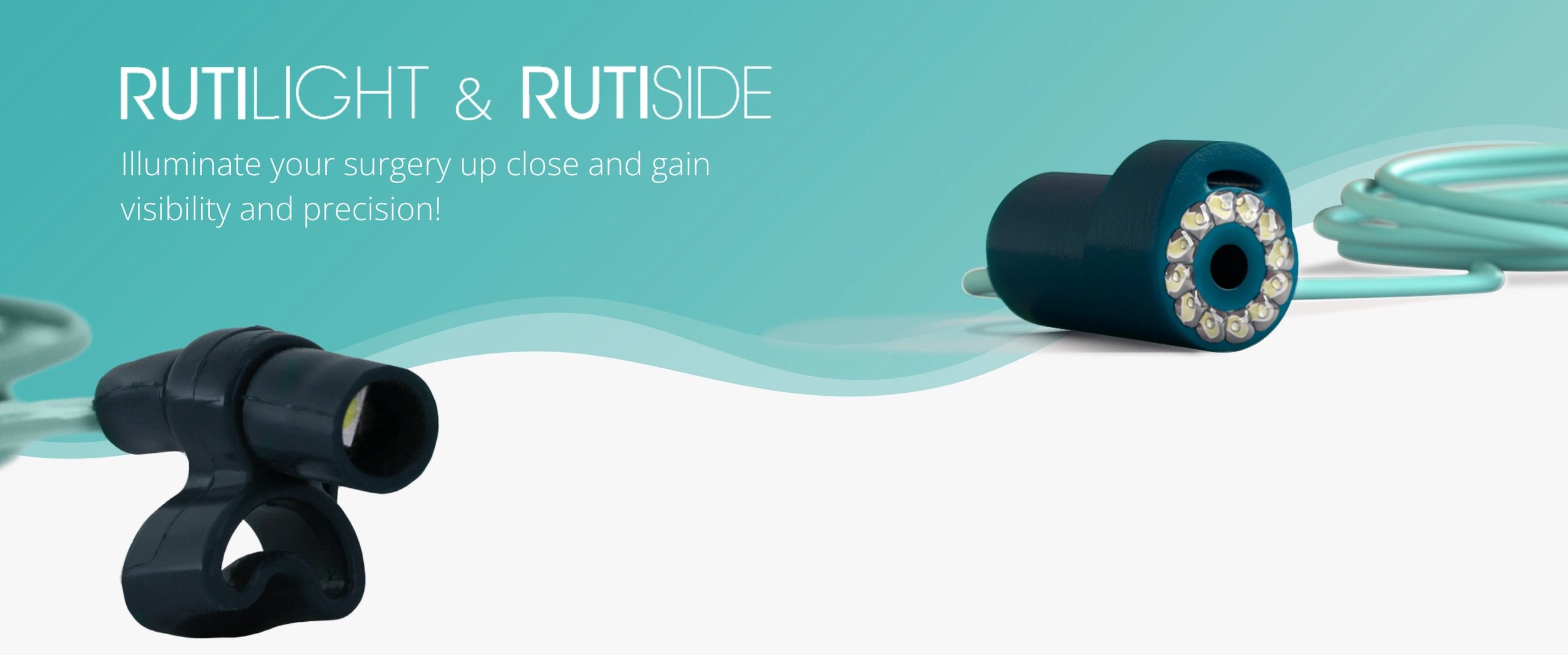 RUTI surgical lights enhance visibility and precision during surgery.