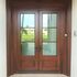 Symmetrical drawing of a stylish door