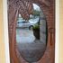 Colorful and neat painting of a garden door