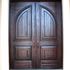 Neatly drawn sketch of a classic front door