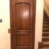 Beautifully illustrated antique wooden door