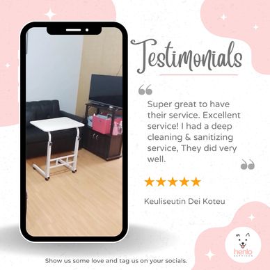 Disinfecting and Sanitizing Testimonial and Review