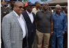 From left, Dr. Cletus Ibeto, Gov Dave Umahi, Ministers Kayode Fayemi & Abubakar Bwari and others, during their inspection of NigerCem plant