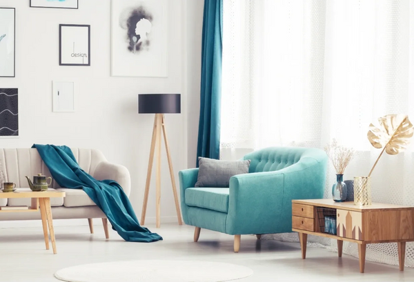 a peaceful post cleaning living area.