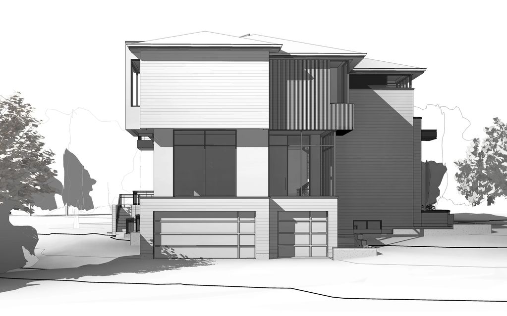 The building looks like a 3-storey building at flanking street due to change in topography elevation