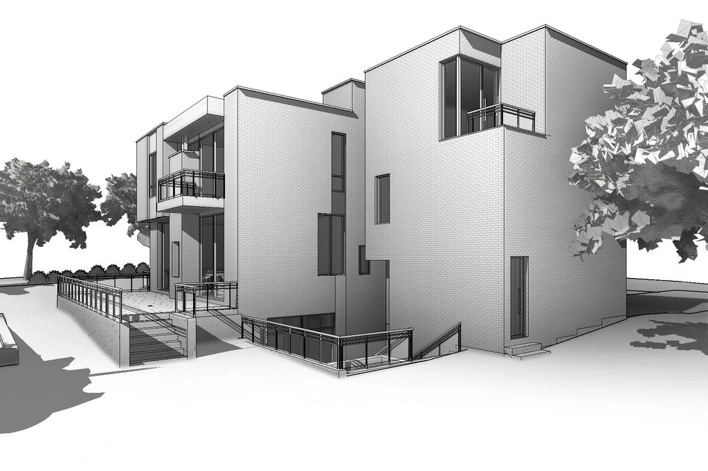 Basement Walk up
Large Concrete Deck
Corner Windows
Side Entrance
Second Floor Balcony
Loft
Gated