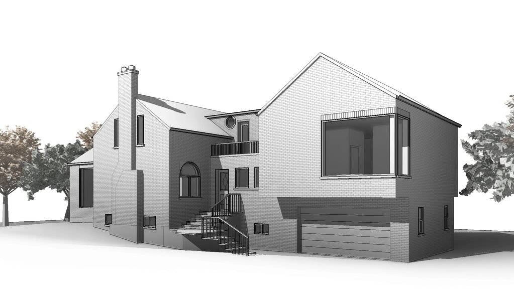 Lawrence Park
Addition
Extension
Below Grade Home Theater
Front Exterior Facade
Integrated Design