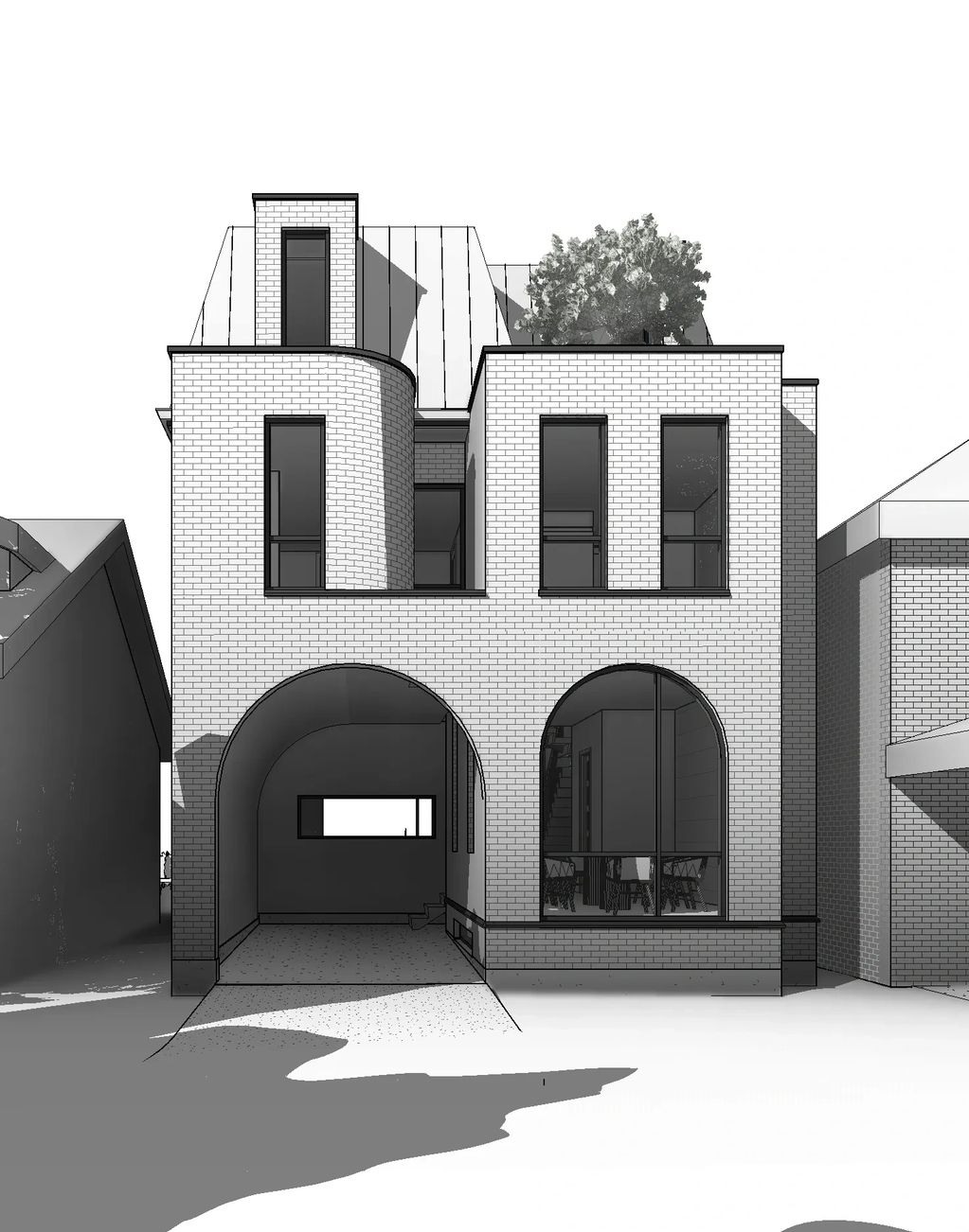 Archizine Architects
Design Development
Modern Home
Cortyard
Unique Design
Context
Walk Up Basement
