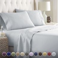 These sheets come in an assortment of colors but we prefer white and dry quickly saving time 
