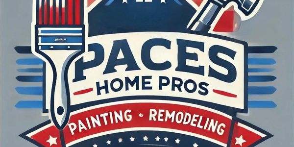 Logo for Paces Home Pros specializing in interior and exterior painting as well as expert  remodeling services.