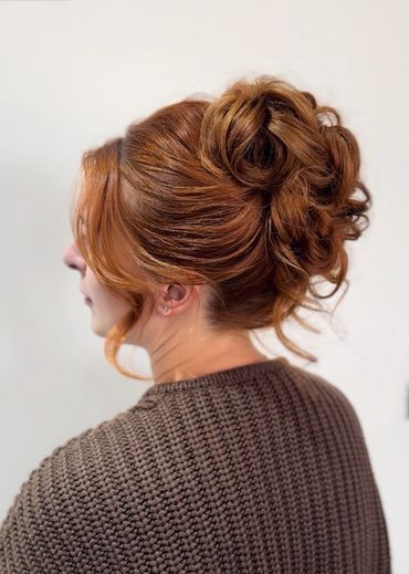 Hair up do, bridal hair styling wedding hair styling, wedding day hair Cambridgeshire Norfolk suffol