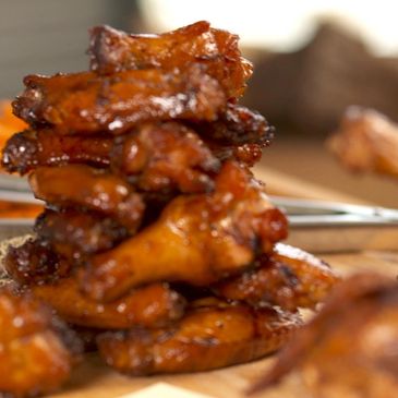 Walker's BBQ: Marinated and Smoked Chicken Wings