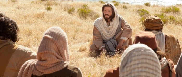 Church of Jesus Christ of Latter-day Saints. Christ teaching his disciples about life and joy