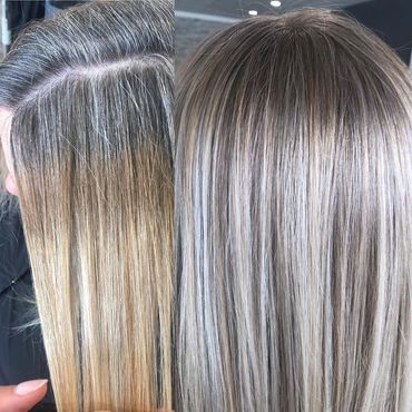 Hairdresser upper hutt, lower Hutt salon, hair salon near me, afterpay hairdresser, grey blending
