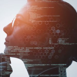 Photo of a woman thinking about the future