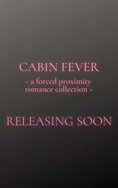 book cover coming soon cabin fever