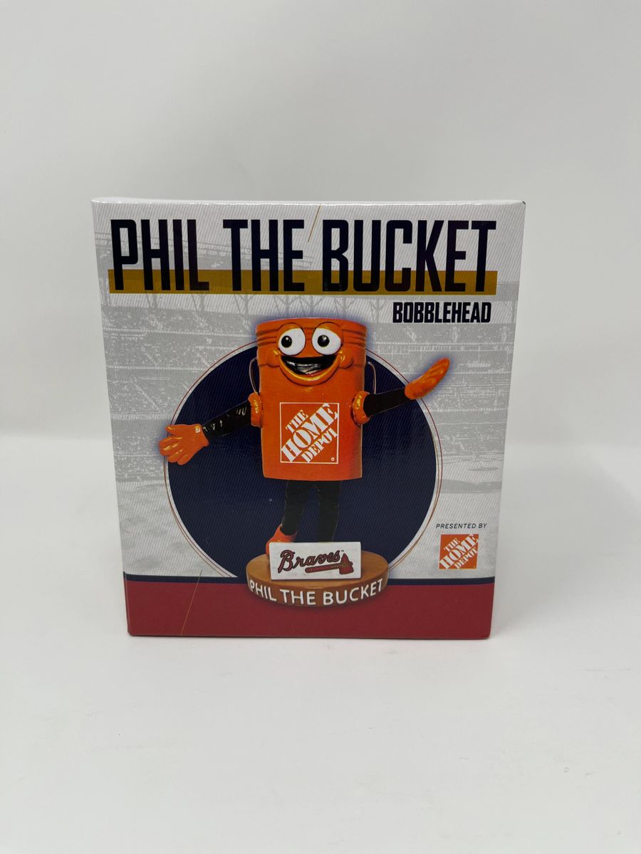 2019 Tool SET Drill Bucket Brush Hammer Atlanta Braves Home Depot  Bobblehead SGA