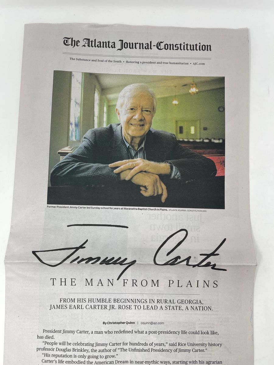 Jimmy Paper Jimmy Carter Newspaper Plus “The Man From Plains” Special Section ...
