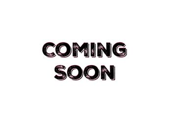 Text saying 'COMING SOON' on a white background.