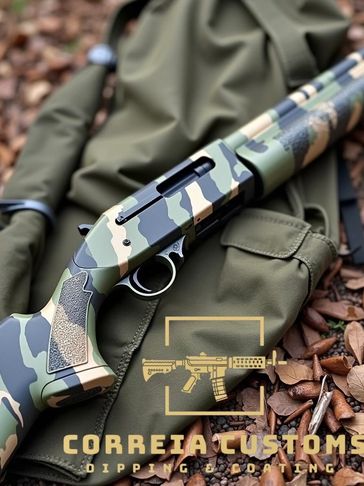 Shotgun Camo Cerakote Fall Leaves