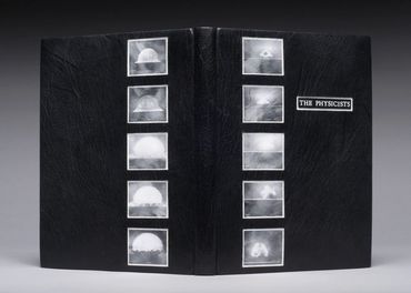 The Physicists
C.P. Snow, 1981
 
French-style full leather binding in black goatskin. Incised acryli