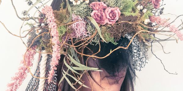 Couronne de fleurs 
