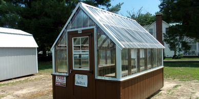 E48561. 8X12 GREENHOUSE. PINE CONE
PAINT REGULAR PRICE $5045.00 . THE 10% OFF SALES PRICE IS $4540.5