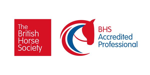Logo of The British Horse Society Accredited Professional.