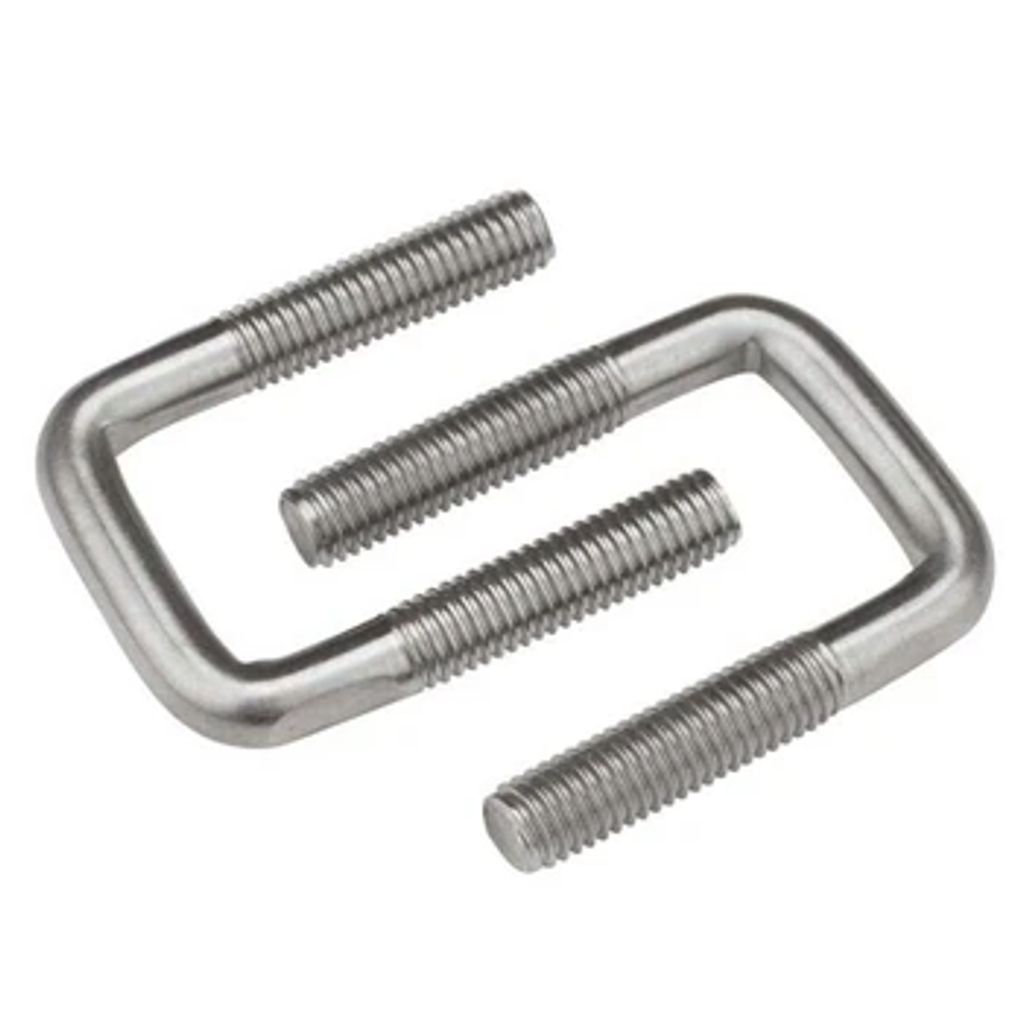 U bolt right angle 40 mm square bolt