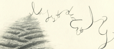 Text art, charcoal , graphite ink on archival paper