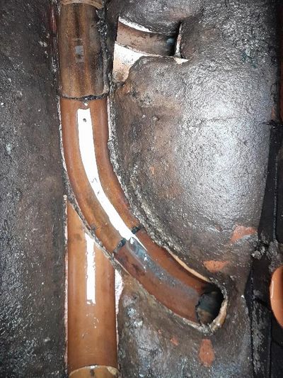 Broken drains have been repaired the system is clear to the main sewer.