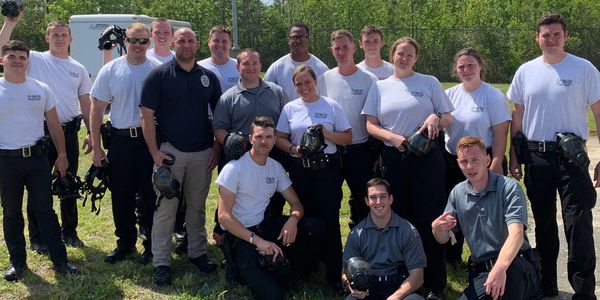 Nicholas Newell and classmates from the Cape Fear B.L.E.T. (Police Academy)