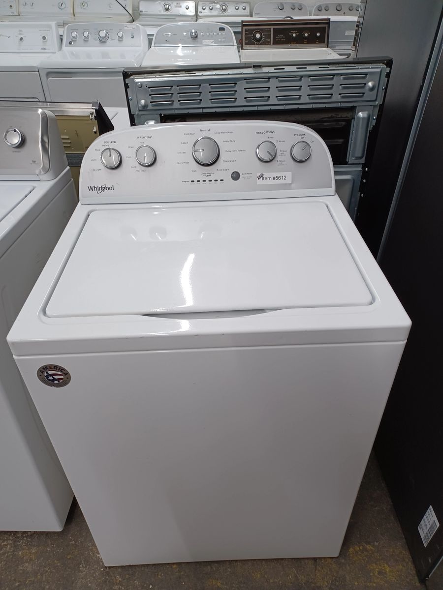 Whirlpool White Top Load Washer Model Wtw5000dw2