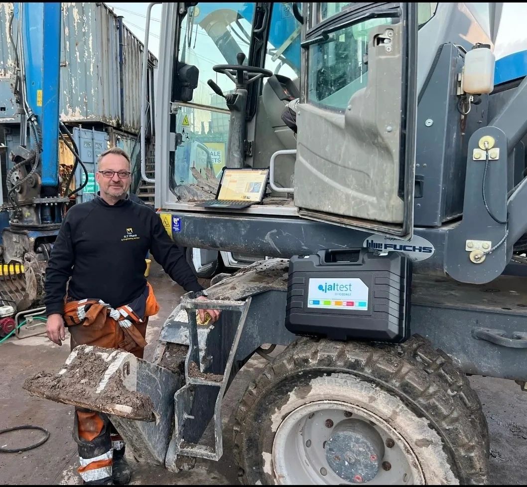Starting diagnostic connection work on material handler