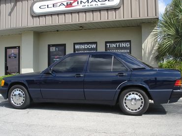 1979 Mercedes 280E. High Performance 05% (limo tint) all the way around