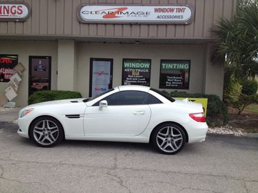 2012 Mercedes SLK350. High Performance 30% on the front and 15% on the rear
