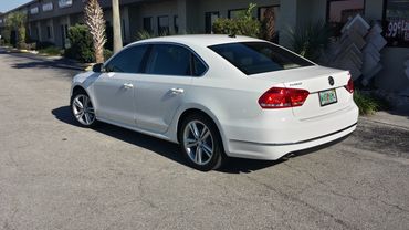 2014 Volks Wagon Passat. Infinity 35% on the front and 18% on the rear