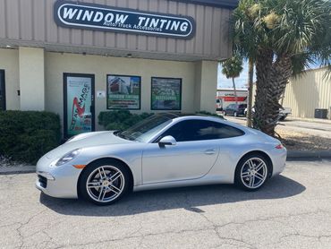 2012 Porsche 911 Suntek High Performance 05% Limo Tint