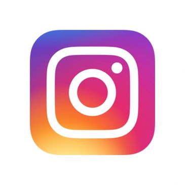 Instagram logo with gradient background.