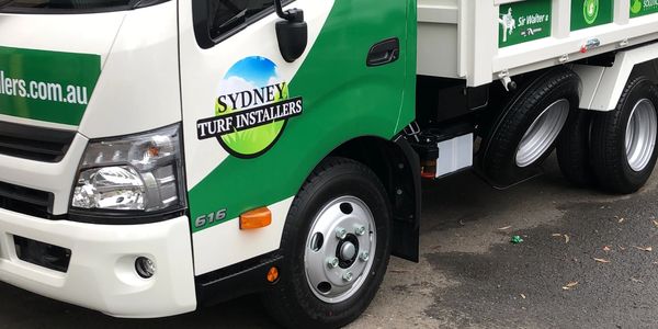 sydney turf installers truck