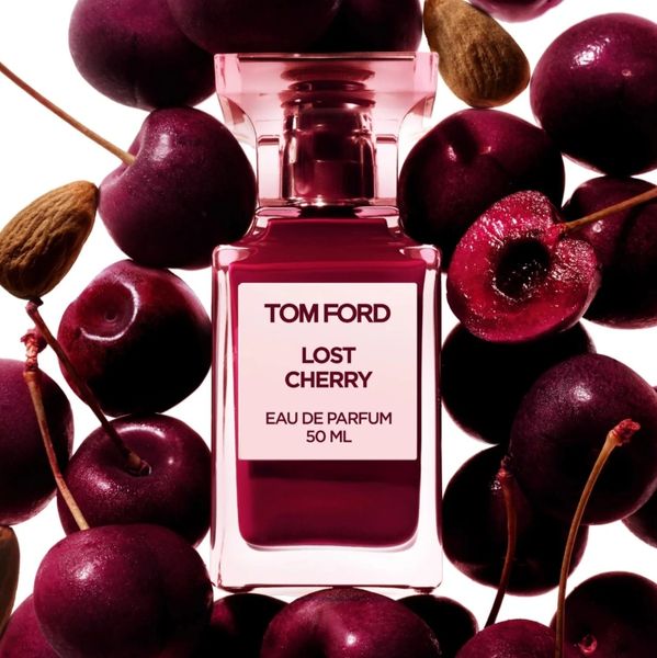 Tom Ford's Lost Cherry is a unisex fragrance known for its contrasting sweet and dark notes.