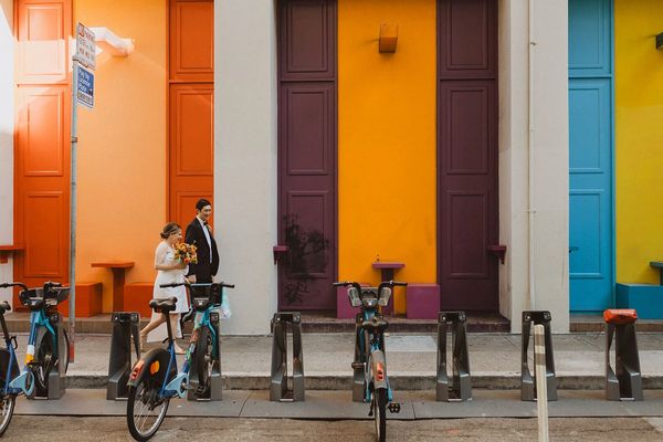 Sara & Walking on empty Rd