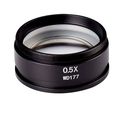 #AXL050  0.5X Aux Lens
WD: 177mm
OD:49.5mm
For Scope Mod# SB1314,ST1315,SB1214 and ST1215 scopes