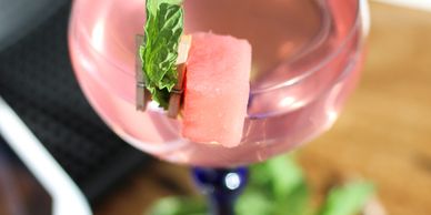 watermelon mojito beverage, custom cocktail, specialized cocktail