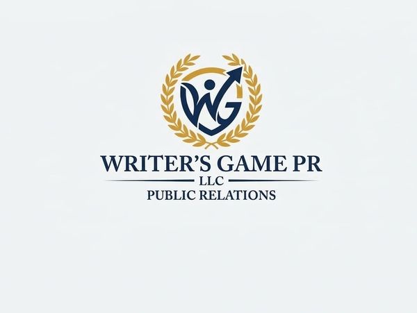 Logo of Writer's Game PR LLC, a public relations company.