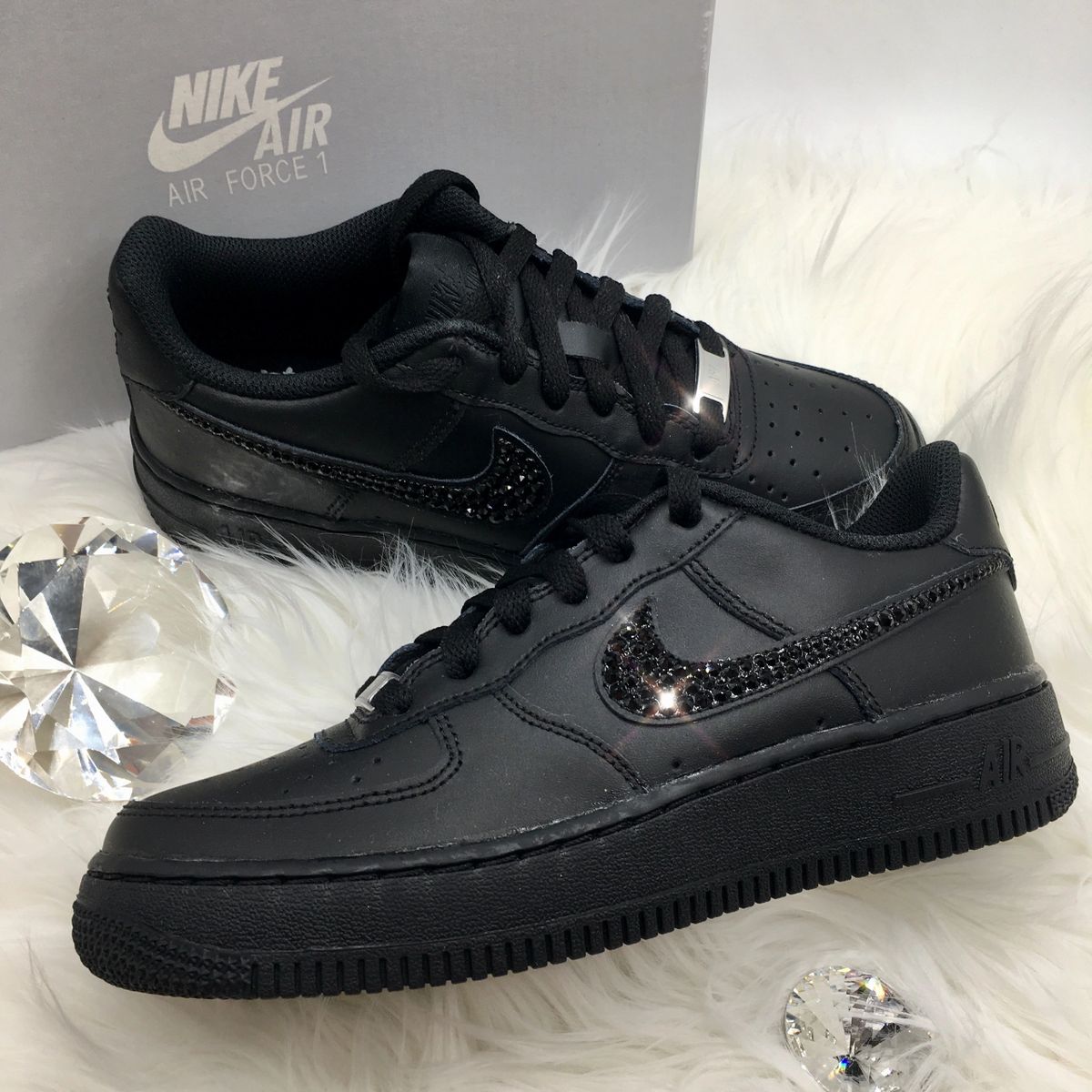 I Put Black Diamonds On Dark Air Force 1's 